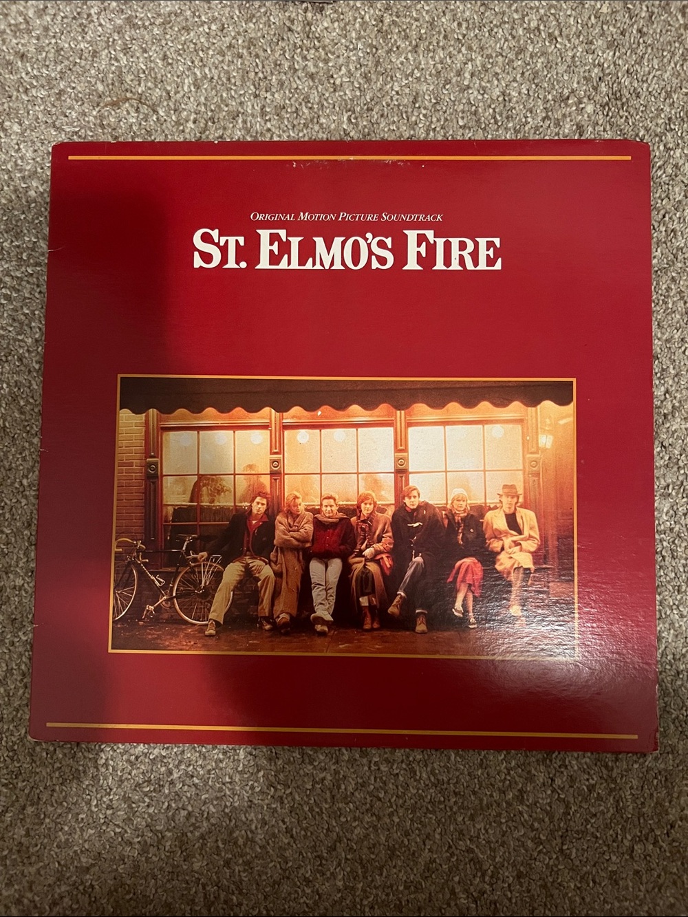 St. Elmo's Fire Original Motion Picture Soundtrack Vinyl 1985